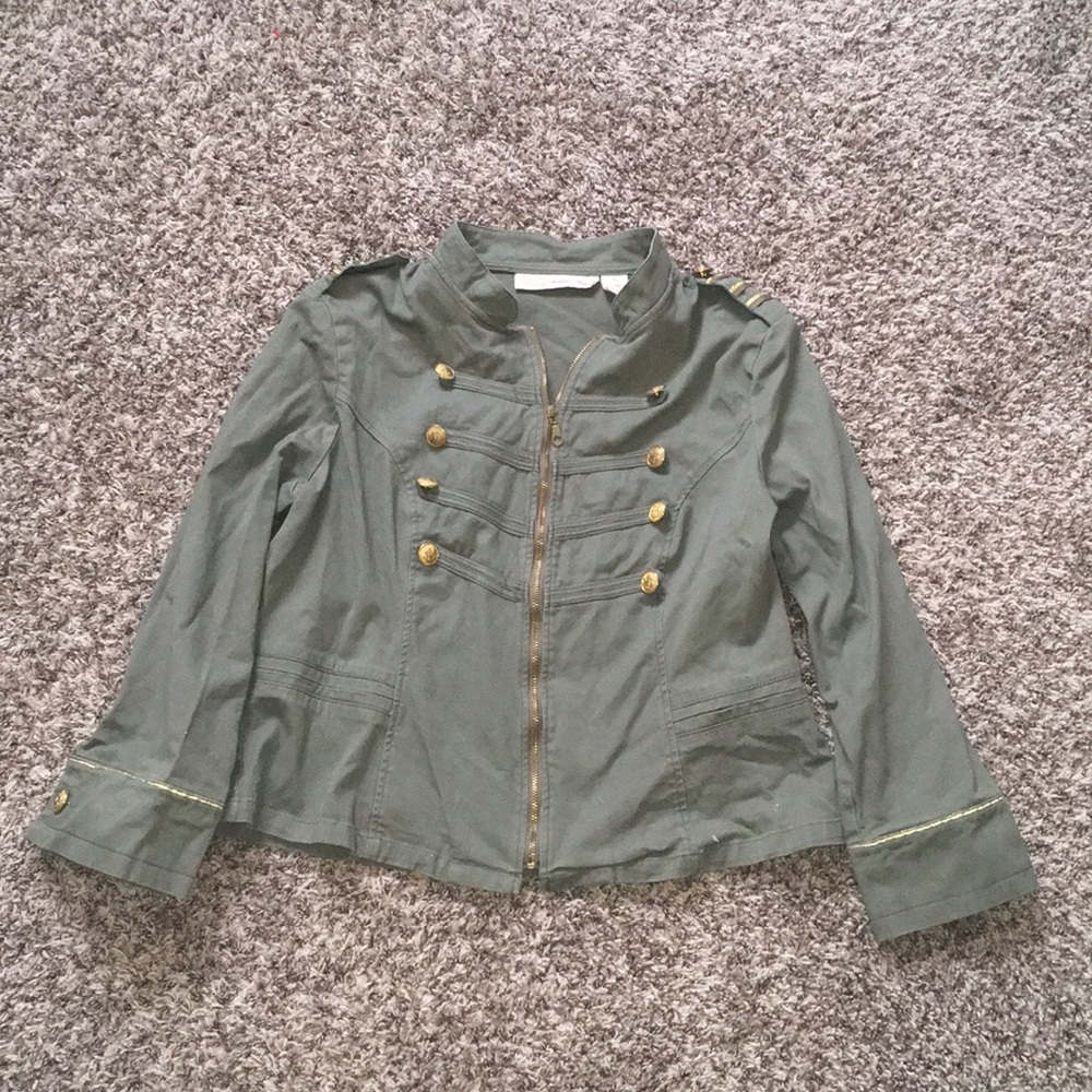 I.Q. Olive Military Jacket